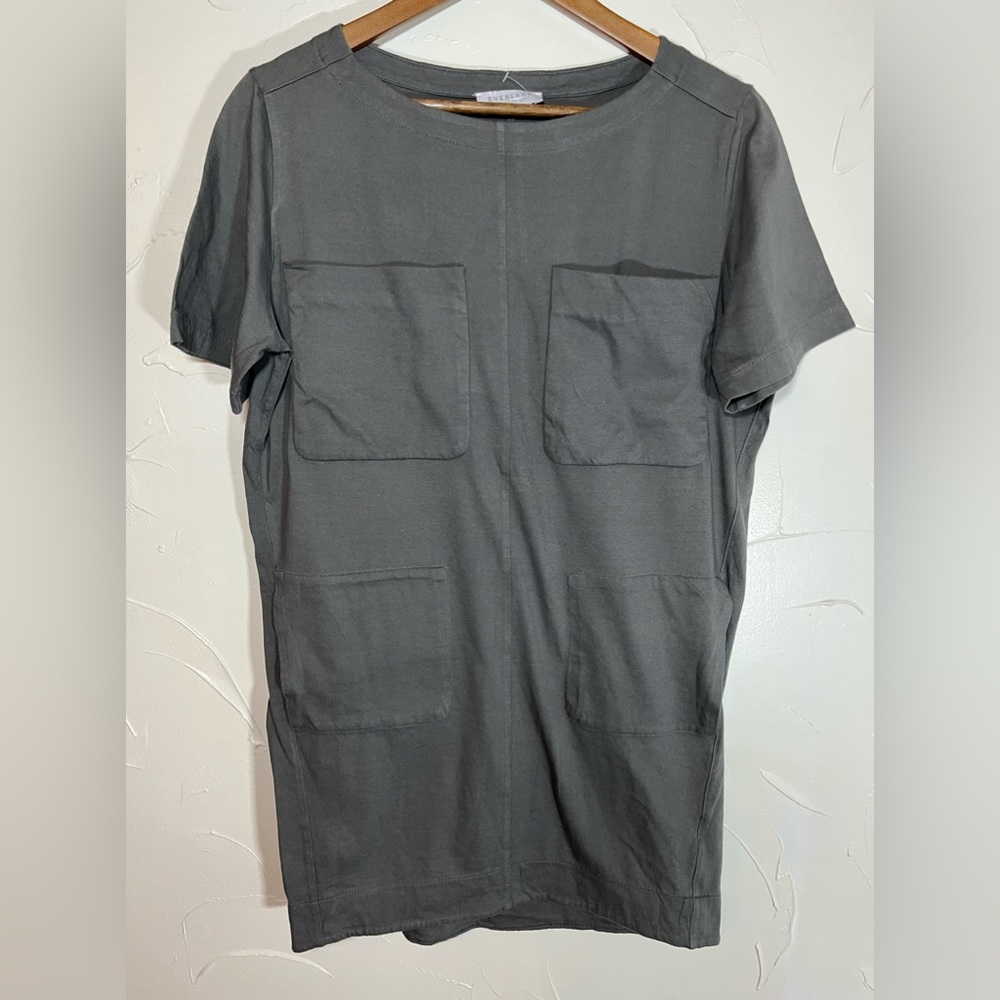 Everlane Cotton Pocket T-Shirt Dress Size Small - Picture 2 of 11
